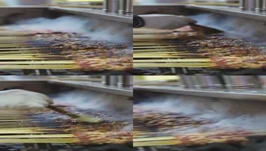 烤羊肉串高清在线视频素材下载