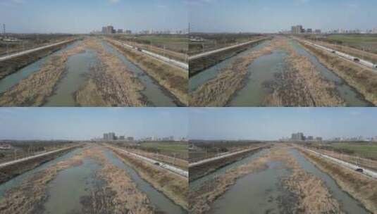 河流治理生态环境保护绿色发展高清在线视频素材下载