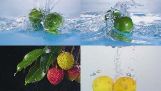 可商用各种夏天水果合集高清在线视频素材下载