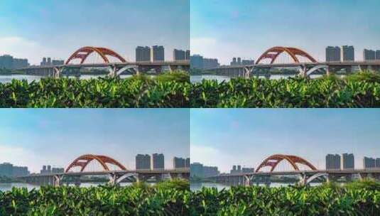 惠州_隆生大桥_道路桥梁_延时002高清在线视频素材下载
