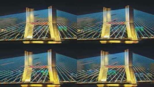 武汉长江二桥航拍视频原始素材高清在线视频素材下载