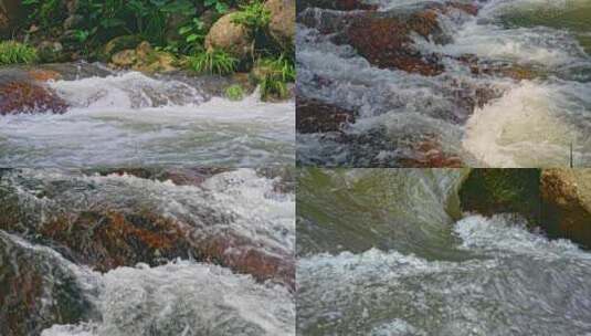 小溪小河溪水河水流水高清在线视频素材下载