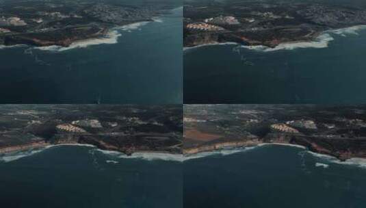 Ericeira，葡萄牙，海岸，海洋高清在线视频素材下载