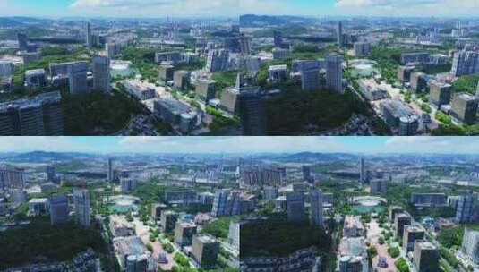 广东黄埔科学城周边航拍高清在线视频素材下载