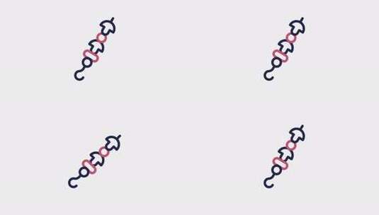 带有Alpha的串烧动画图标高清在线视频素材下载