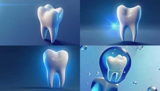 医疗牙齿3D高清在线视频素材下载