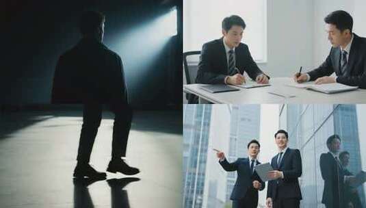 【4K画质】商务签约合作握手高清在线视频素材下载