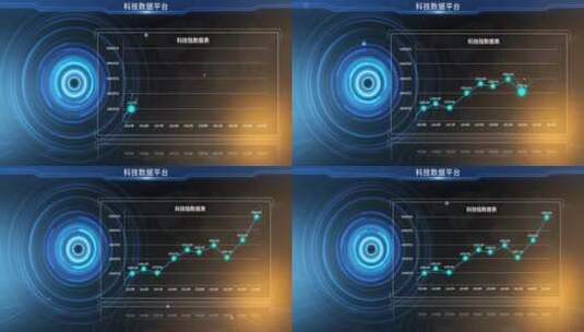 4K科技数据平台AE模板高清AE视频素材下载