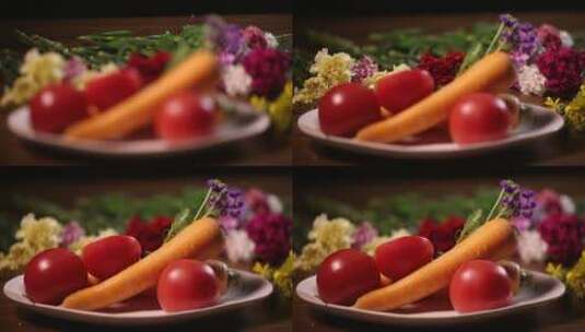 番茄西红柿蔬菜美食 (1)高清在线视频素材下载