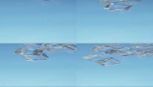 2k竖屏高速摄影冰块缓慢落入水中高清在线视频素材下载