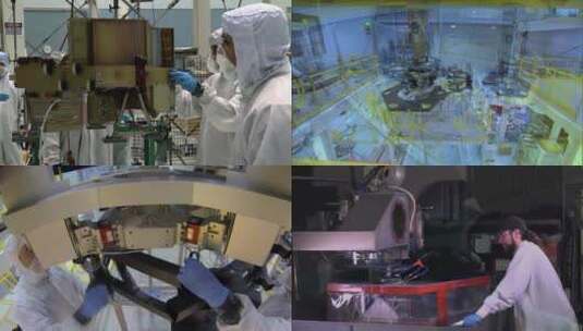 建造韦伯望远镜的工程师团队高清在线视频素材下载