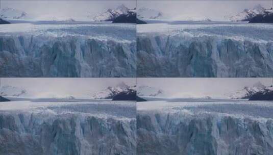 南美洲的冰川与裂缝高清在线视频素材下载