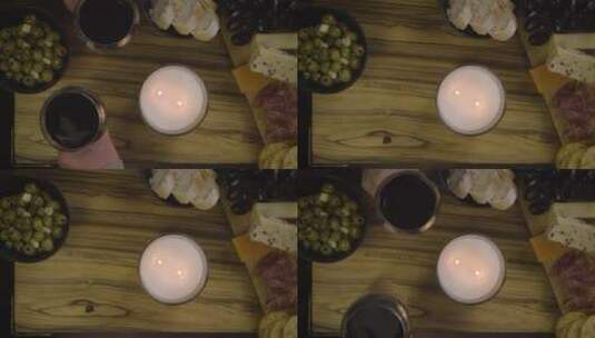 朋友喝红酒的慢镜头高清在线视频素材下载