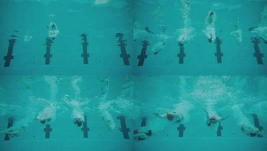 游泳运动员高清在线视频素材下载