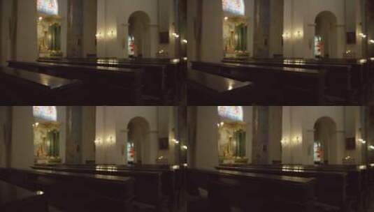 安静的教堂高清在线视频素材下载