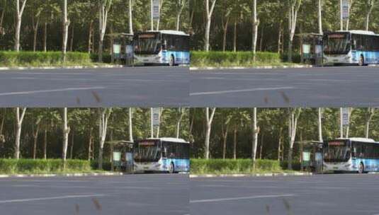 公交车素材高清在线视频素材下载