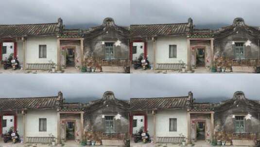 潮汕传统建筑老房子素材高清在线视频素材下载