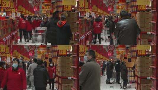 新春商场购物高清在线视频素材下载