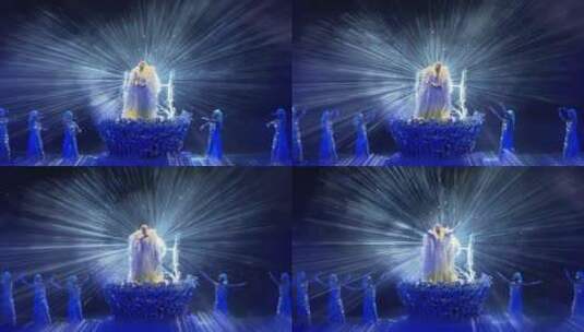 4K天使马戏表演唱歌精彩演出高清在线视频素材下载