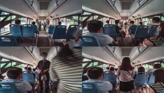 城市公共交通高清在线视频素材下载