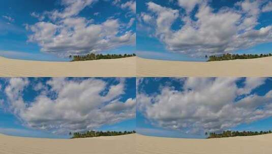 热带海滩的天空高清在线视频素材下载