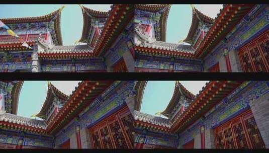 西安城市印迹-广仁寺5高清在线视频素材下载