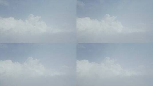 高空蓝天白云空镜头素材高清在线视频素材下载