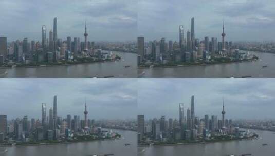 上海北外滩航拍空镜高清在线视频素材下载