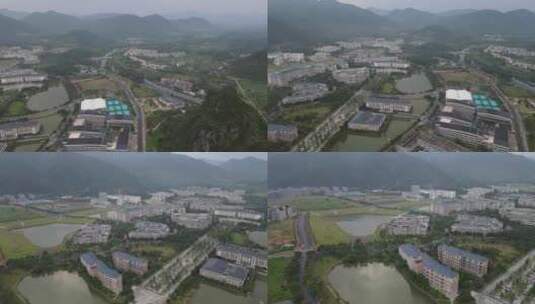 航拍中国之桂林电子科技大学高清在线视频素材下载