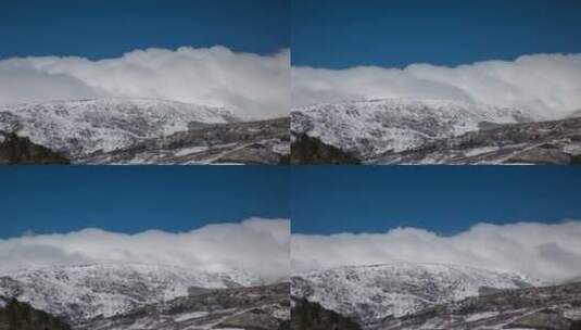 山脉雪峰高清在线视频素材下载