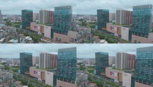 4K广州万象城空、航拍空镜高清在线视频素材下载
