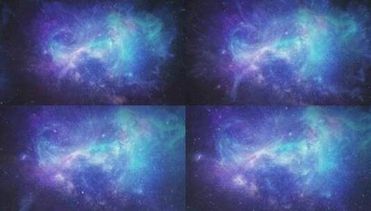 4K唯美粒子星云宇宙星空舞台背景2-3 (2)高清在线视频素材下载