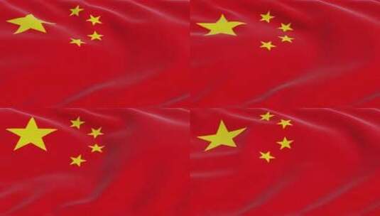 中国国旗背景高清在线视频素材下载
