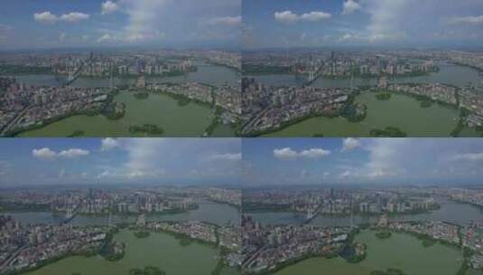 惠州惠城东江西湖合生大桥大景高清在线视频素材下载