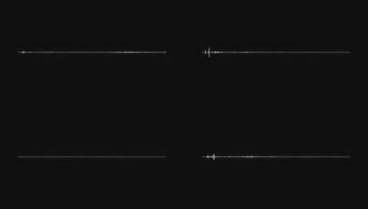 最小音频波形高清在线视频素材下载