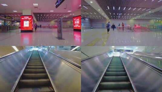上海地铁人流视频素材高清在线视频素材下载