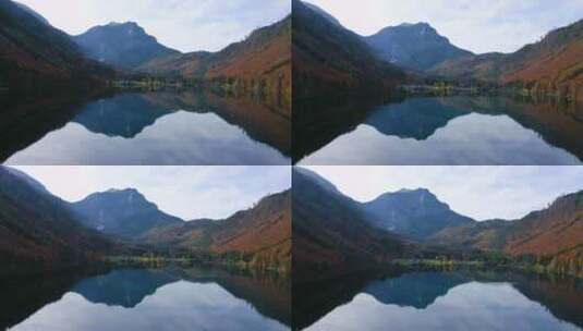 美丽的奥地利秋湖高清在线视频素材下载
