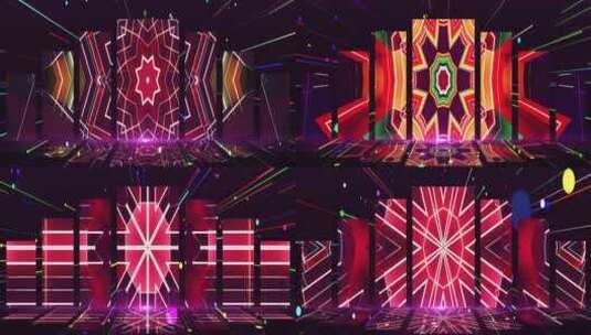 4k炫酷时尚歌舞演出LED背景高清在线视频素材下载
