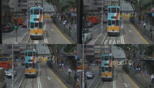 香港城市街景升格高清在线视频素材下载