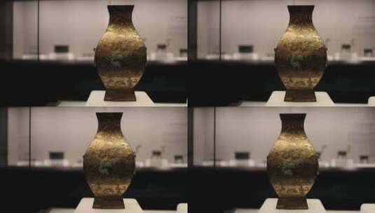 上海博物馆藏青铜器高清在线视频素材下载