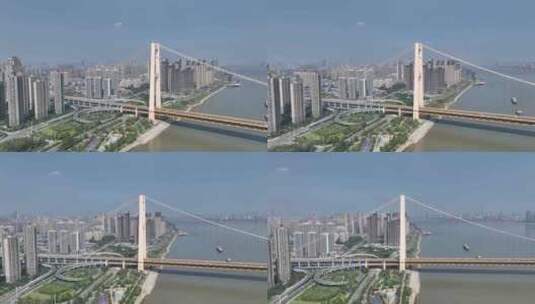 武汉杨泗港大桥-桥墩高清在线视频素材下载