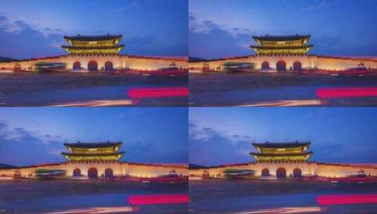 韩国首尔景福宫美景高清在线视频素材下载