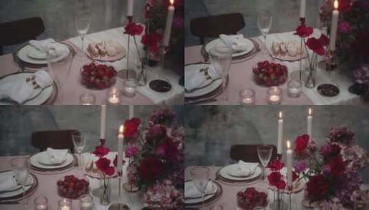 浪漫晚餐高清在线视频素材下载