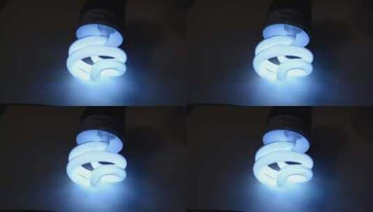 CFL灯泡发光684高清在线视频素材下载