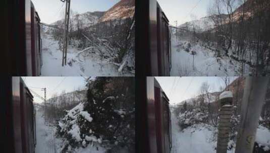 罗马尼亚布欧洲铁路火车高清在线视频素材下载