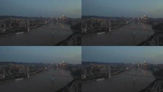 中国重庆城市风光航拍4K高清在线视频素材下载