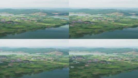湖南衡东县城航拍高清在线视频素材下载