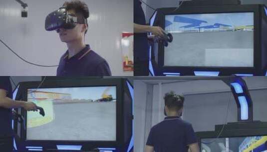 VR安全生产互动体验操作3D安全沉浸式教育高清在线视频素材下载