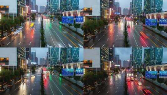 深圳公路交通中的骑士高清在线视频素材下载
