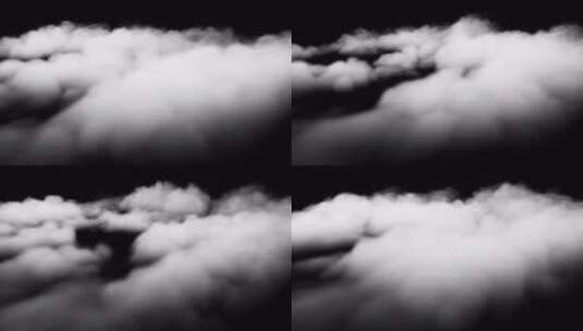 【Alpha通道】3D立体云雾云彩云朵合成素材高清在线视频素材下载